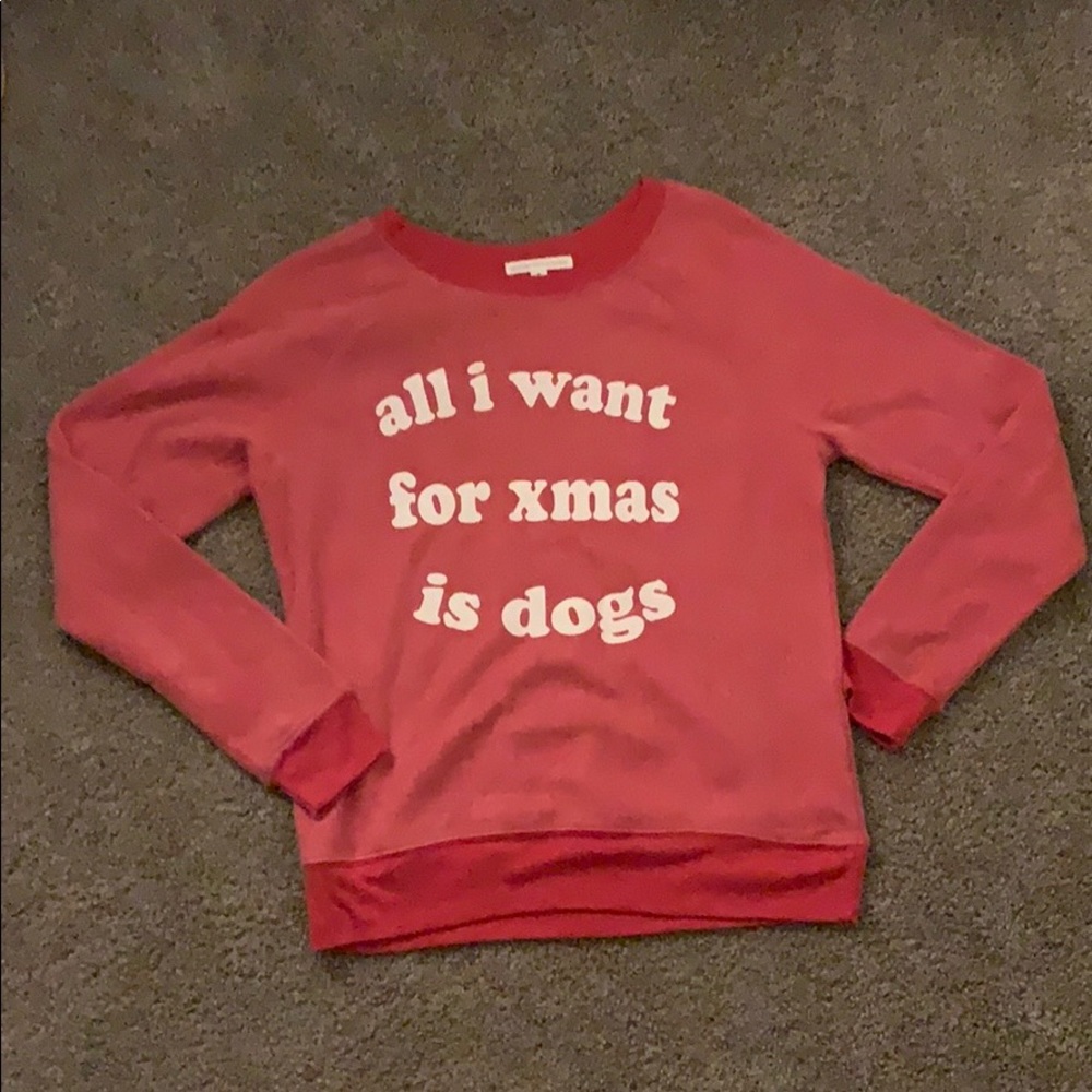 Red sweatshirt